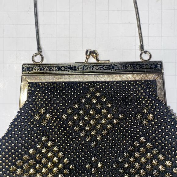 VNTG gold metal detail handbag - Picture 2 of 7